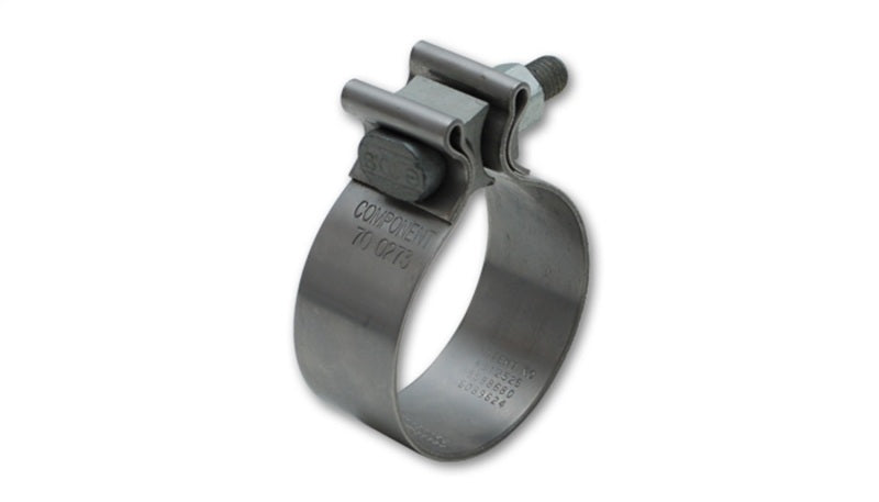 Vibrant SS Accuseal Exhaust Seal Clamp for 2.75in OD Tubing (1in wide band) Clamps Vibrant