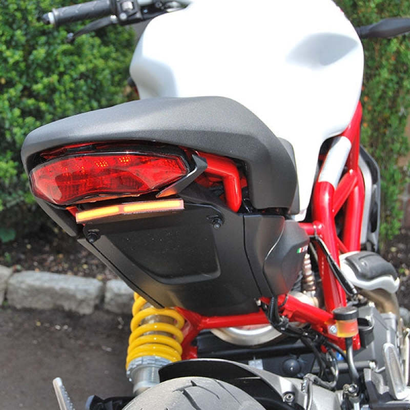 New Rage Cycles 17+ Ducati Monster 797/1200/Anniversario Fender Eliminator Kit w/Load EQ Lights Corner New Rage Cycles