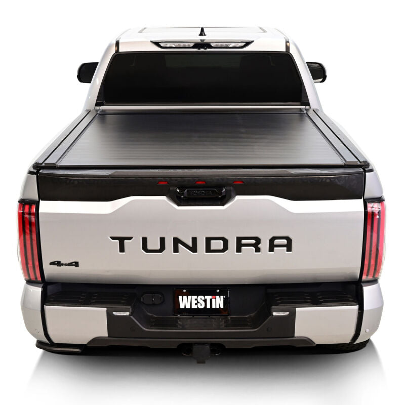 Westin 22-26 Toyota Tundra 5ft 5in. (66in.) Bed Electric Retractable Tonneau Cover - Black Tonneau Covers - Retractable Westin
