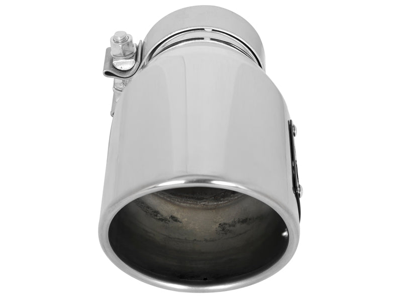 aFe MACH Force-Xp Universal Exhaust Tip 3 IN Inlet x 4-1/2 IN Outlet x 9 IN L- Polished Tip Tips aFe