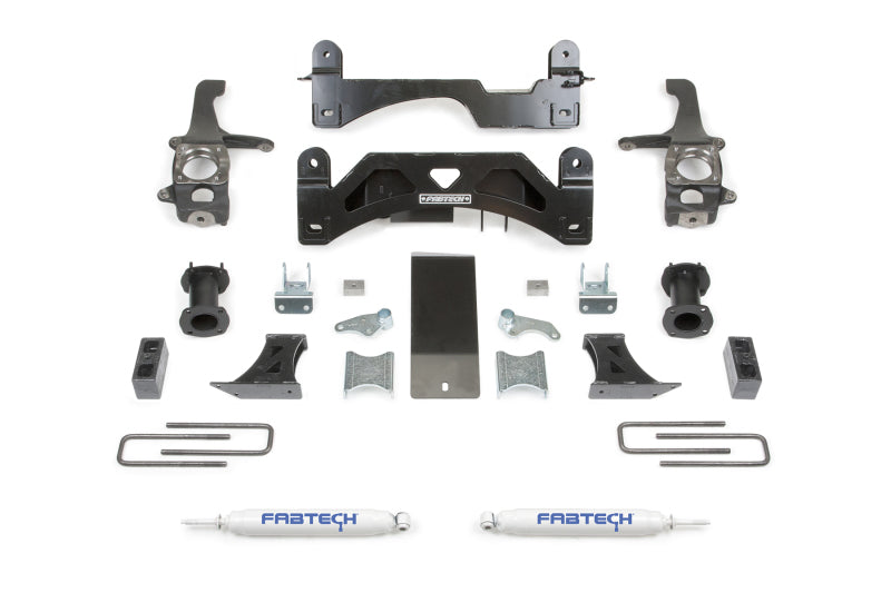 Fabtech 16-21 Toyota Tundra 2WD/4WD 6in Basic Sys w/C/O Spacers & Perf Rr Shks Lift Kits Fabtech