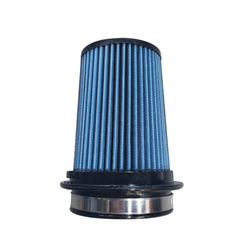 Injen SuperNano-Web Air Filter 4.0in ID/ 6.5in Twist Lock Base / 6.75in Height / 4in Top Air Filters - Drop In Injen