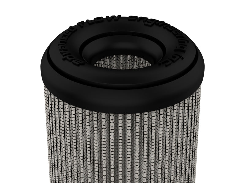 aFe MagnumFLOW Pro DRY S Universal Air Filter 4in F x 6in B x 4in T (Inv) x 8in H Air Filters - Universal Fit aFe
