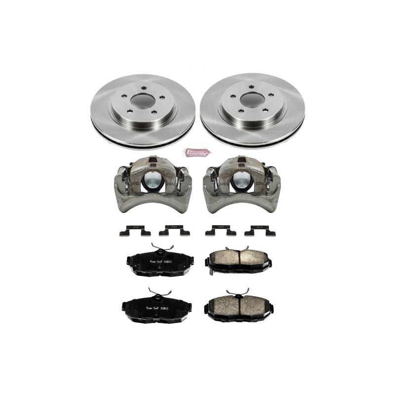 Power Stop 2012 Ford Mustang Rear Autospecialty Brake Kit w/Calipers Brake Kits - OE PowerStop