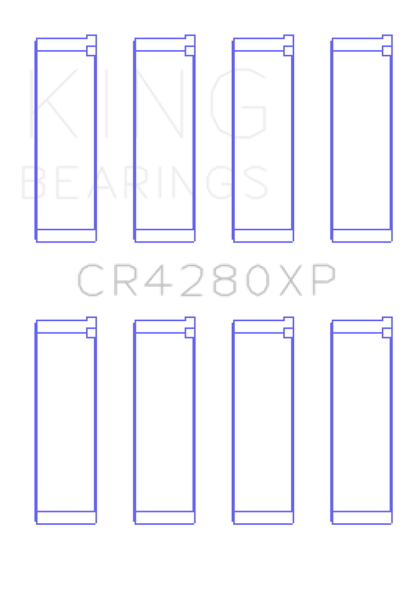 King Engine Bearings Subaru WRX/STi EJ20/EJ22/EJ25 48mm Rod (Size +.025) Performance Rod Bearing Set Bearings King Engine Bearings