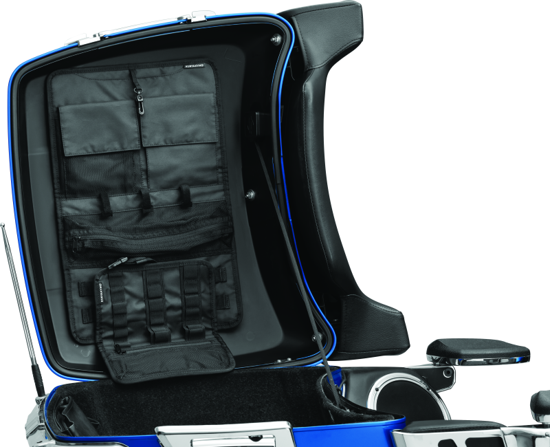 Kuryakyn Lid Organizer Tour-Pak Black Trunks Kuryakyn