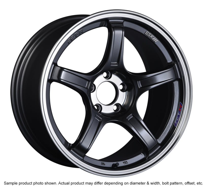 SSR GTX03 18x9.5 5x114.3 22mm Offset Black Graphite Wheel Wheels - Cast SSR