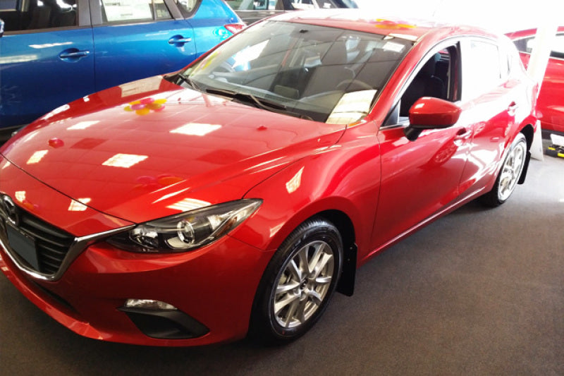 Rally Armor 14-18 Mazda3 Black UR Mud Flap w/Red Logo Mud Flaps Rally Armor