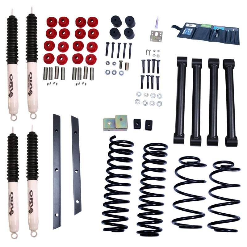 Rugged Ridge 2in Lift Kit with Shocks 97-02 Jeep Wrangler TJ Lift Kits Rugged Ridge
