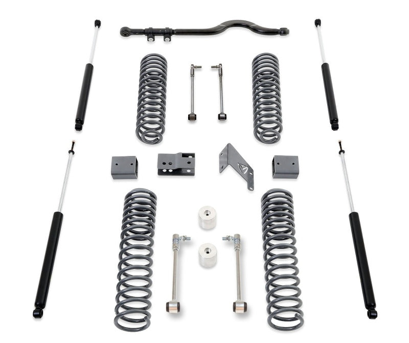 MaxTrac 07-18 Jeep Wrangler JK 4.5in/4.5in MaxPro Coil Lift Kit w/Track Bar & MaxTrac Shocks Lift Kits Maxtrac