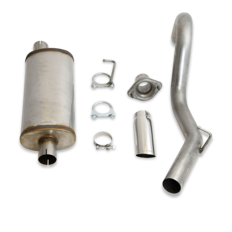 JBA 00-06 Jeep Wrangler TJ 2.5L/4.0L 304SS Single Rear Exit Cat-Back Exhaust Catback JBA
