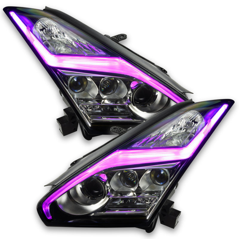 Oracle 15-21 Nissan GT-R RGB+W Lightning Bolt Headlight DRL Kit w/ BC1 Controller Headlights ORACLE Lighting