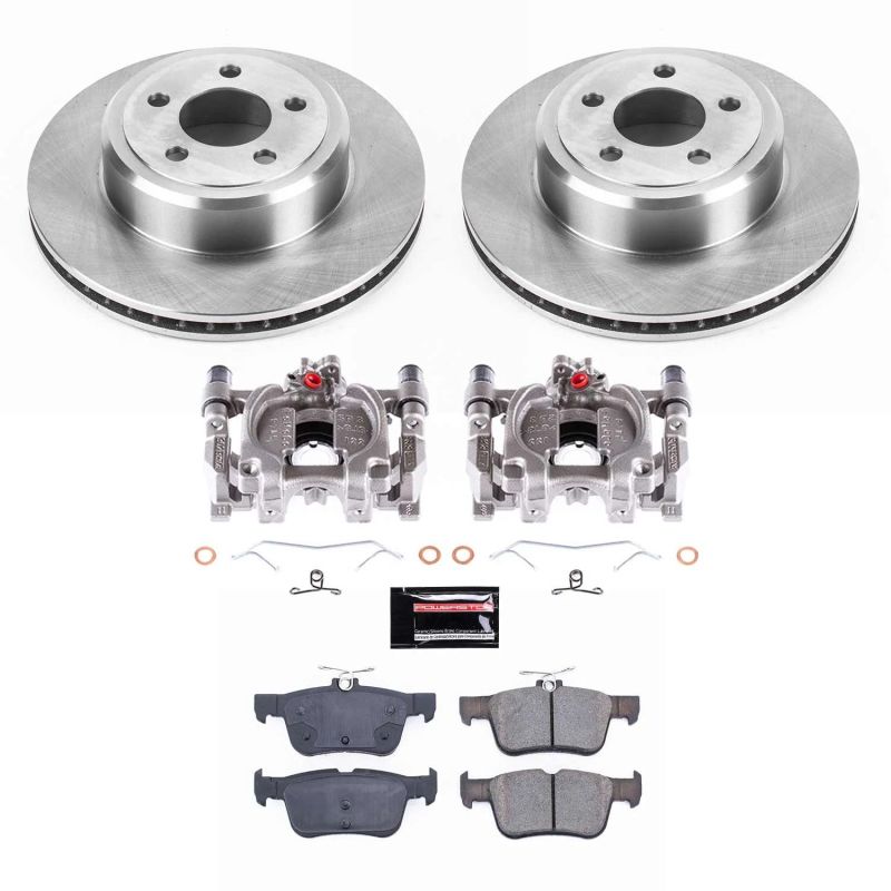 Power Stop 13-17 Ford Fusion Rear Autospecialty Brake Kit w/Calipers Brake Kits - OE PowerStop