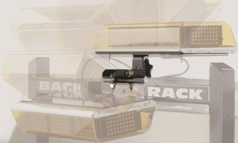 BackRack Light Bracket 16in x 7in Base Center Mount Folding Brackets BackRack