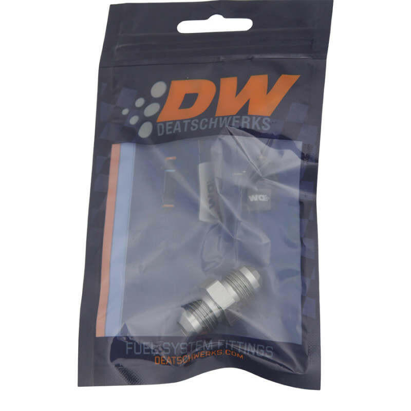 DeatschWerks 6AN Male Flare to 6AN Male Flare Coupler Fittings DeatschWerks
