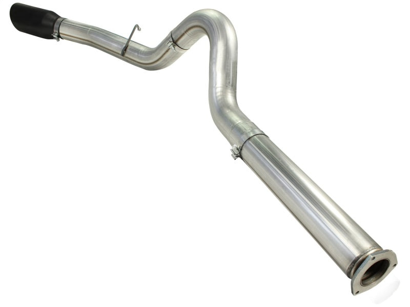 aFe MACHForce XP 5in DPF-Back Stainless Steel Exhaust , Blk, Ford Diesel Trucks 11-14 V8-6.7L td DPF Back aFe