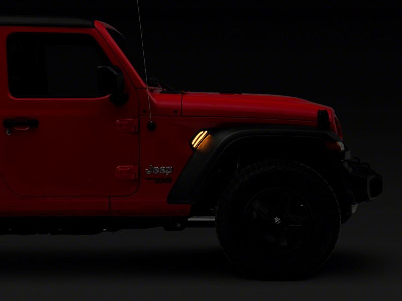 Raxiom 07-18 Jeep Wrangler JK Axial Series Fender Vent LED Light Light Bars & Cubes Raxiom