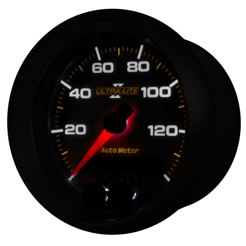 Autometer Ultra-Lite II 3-3/8in 0-140MPH In-Dash Electronic GPS Programmable Speedometer Gauges AutoMeter