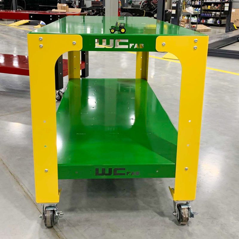 Wehrli Modular Steel Work Bench Leg Kit, 34in. Tall x .120in. Thick, Blueberry Frost Tool Storage Wehrli