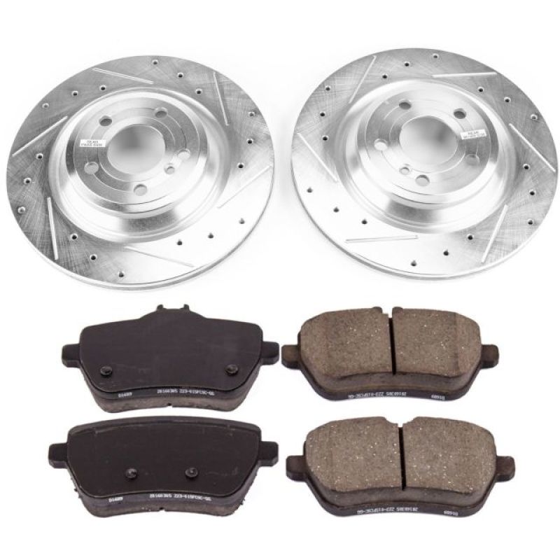 Power Stop 15-16 Mercedes-Benz SL400 Rear Z23 Evolution Sport Brake Kit Brake Kits - Performance D&S PowerStop
