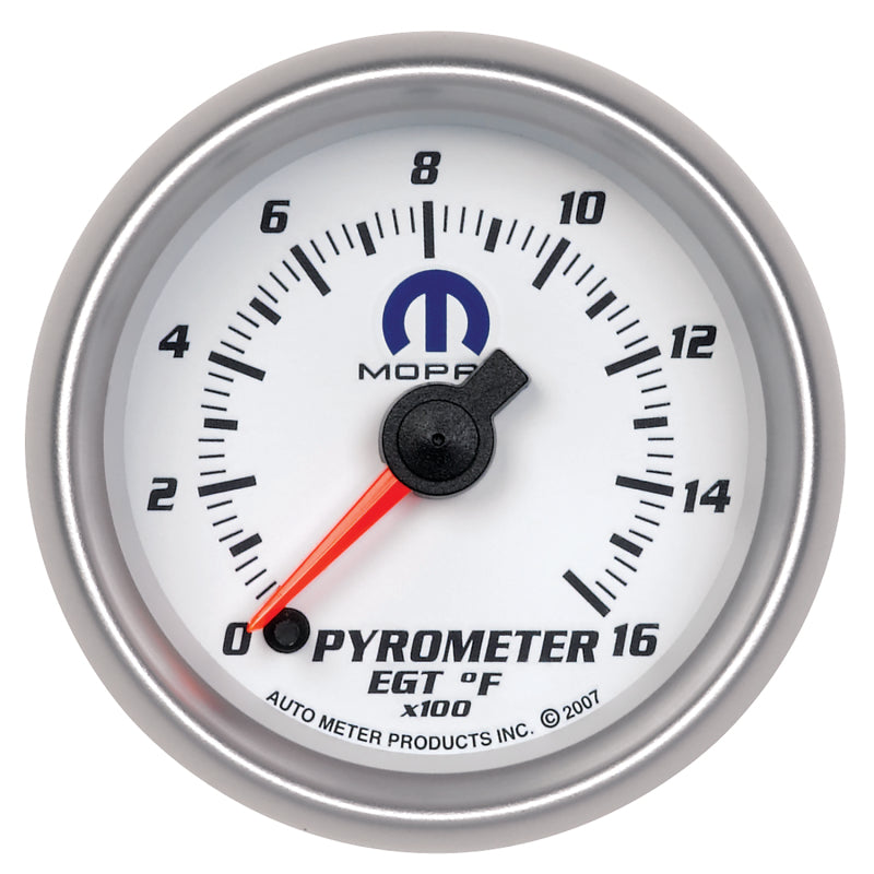 Autometer Mopar 52.4mm SSE 1600 Degree F Pyrometer (EGT) Gauge Gauges AutoMeter