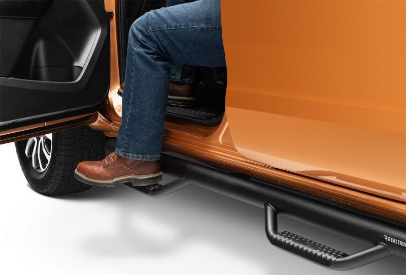 N-Fab Nerf Step 2019 Ford Ranger Crew Cab - Tex. Black - Cab Length - 3in Side Steps N-Fab