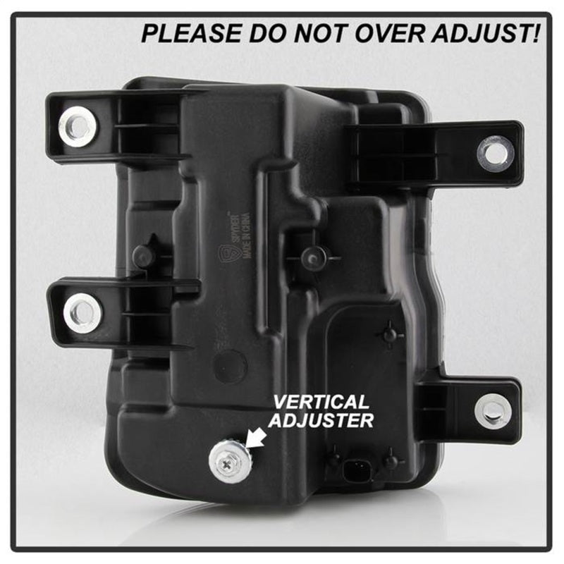 Spyder 16-18 Chevy Silverado 1500 OEM Style Full LED Fog Light w/Switch - Clear (FL-CSIL16-LED-C) Fog Lights SPYDER