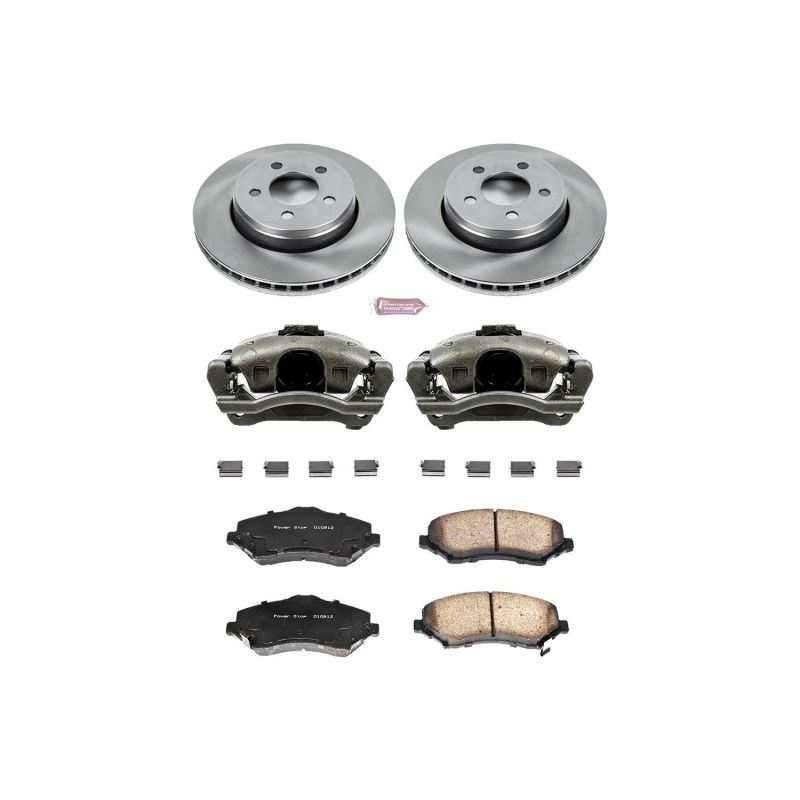 Power Stop 07-11 Dodge Nitro Front Autospecialty Brake Kit w/Calipers Brake Kits - OE PowerStop