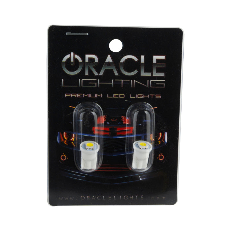Oracle T10 1 LED 3-Chip SMD Bulbs (Pair) - Cool White Bulbs ORACLE Lighting
