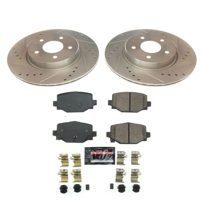 Power Stop 2019 Infiniti QX50 Rear Z23 Evolution Sport Brake Kit Brake Kits - Performance D&S PowerStop