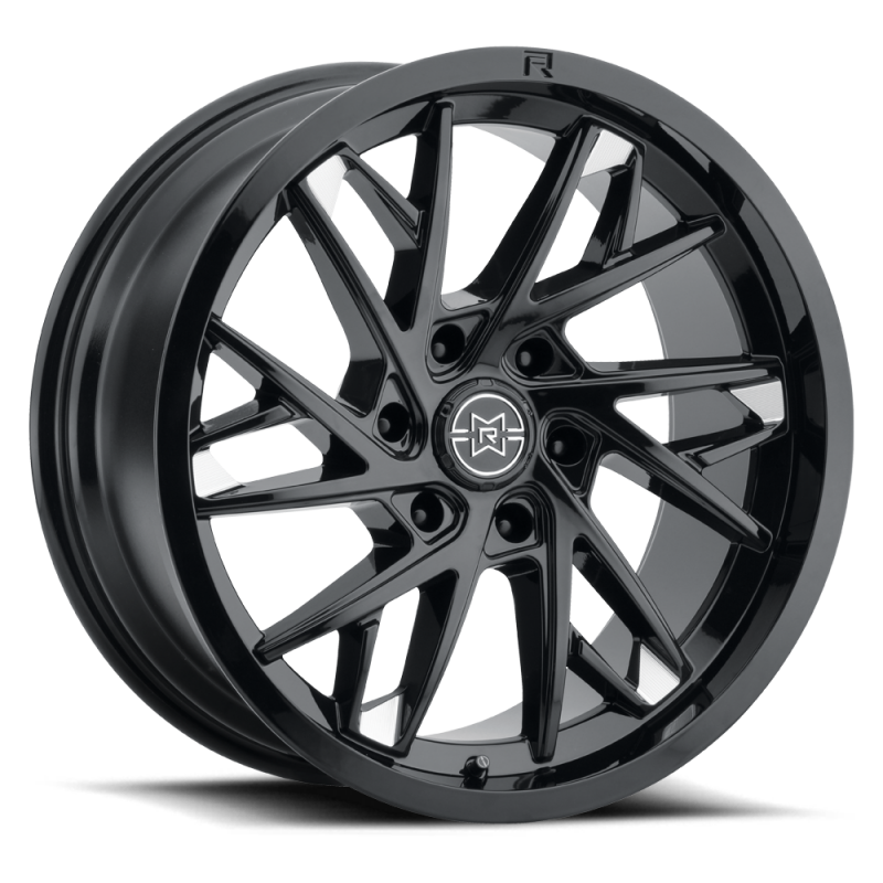 Method Raised MR801 20x9 / 6x5.5 BP / 0mm Offset / 106.25mm Bore - Gloss Black Milled Wheel Wheels - Cast Raised Wheels