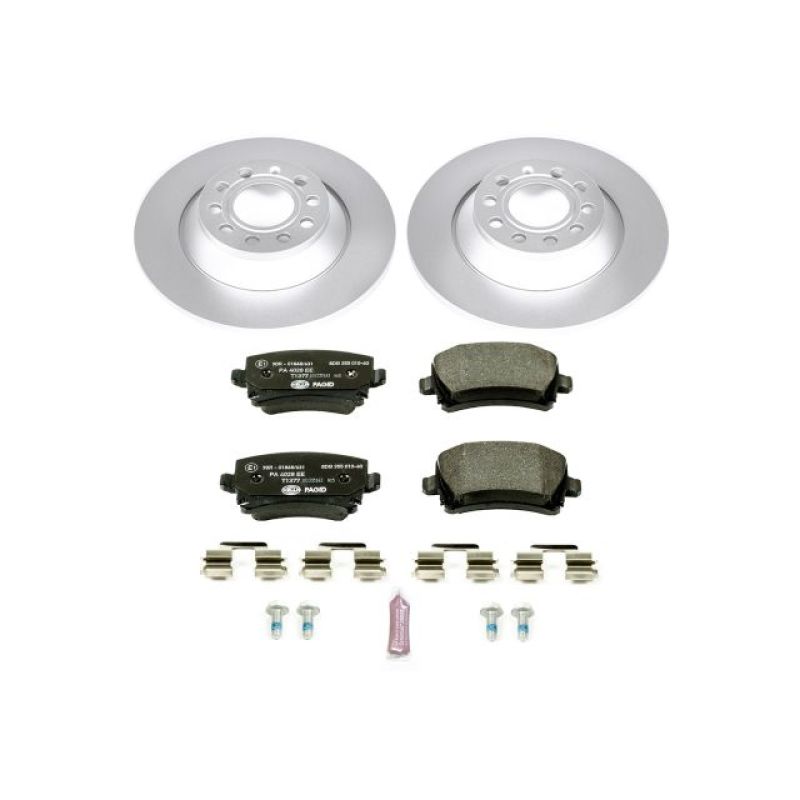 Power Stop 05-11 Audi A6 Rear Euro-Stop Brake Kit Brake Kits - OE PowerStop