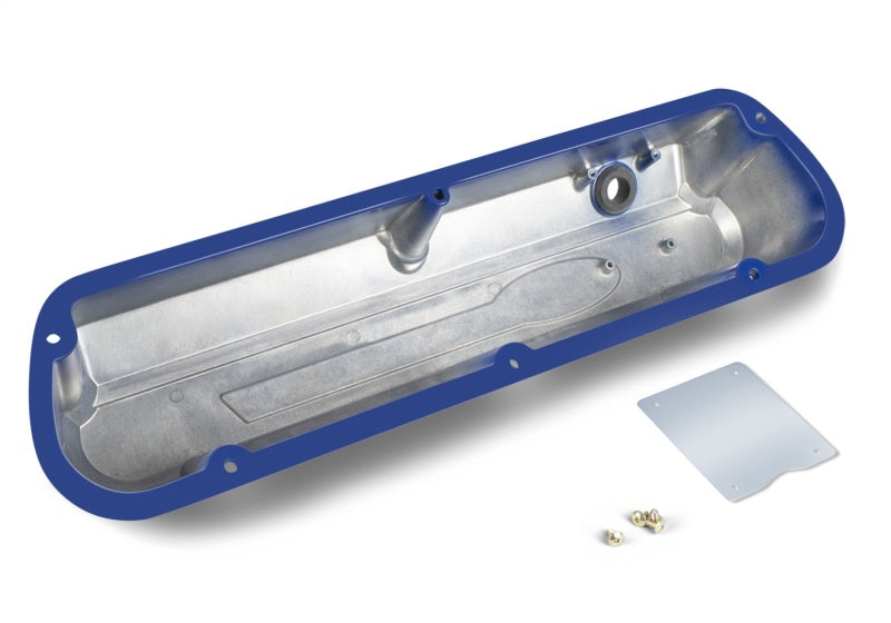 Ford Racing 289-351 Slant Edge Blue Valve Cover Valve Covers Ford Racing