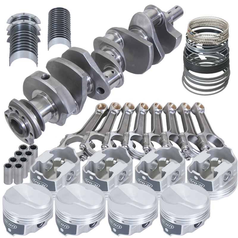 Eagle Chevy 454 4.000in Crank 6.135in I-Beam Rods 18.3cc Dome 4.310in Pistons Rotating Assembly Rotating Assemblies Eagle