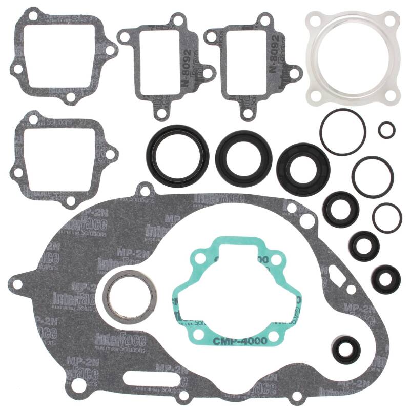 Vertex Gaskets 83-06 Yamaha PW80 Complete Gasket Kit w/ Oil Seals Engine Hardware Vertex Pistons
