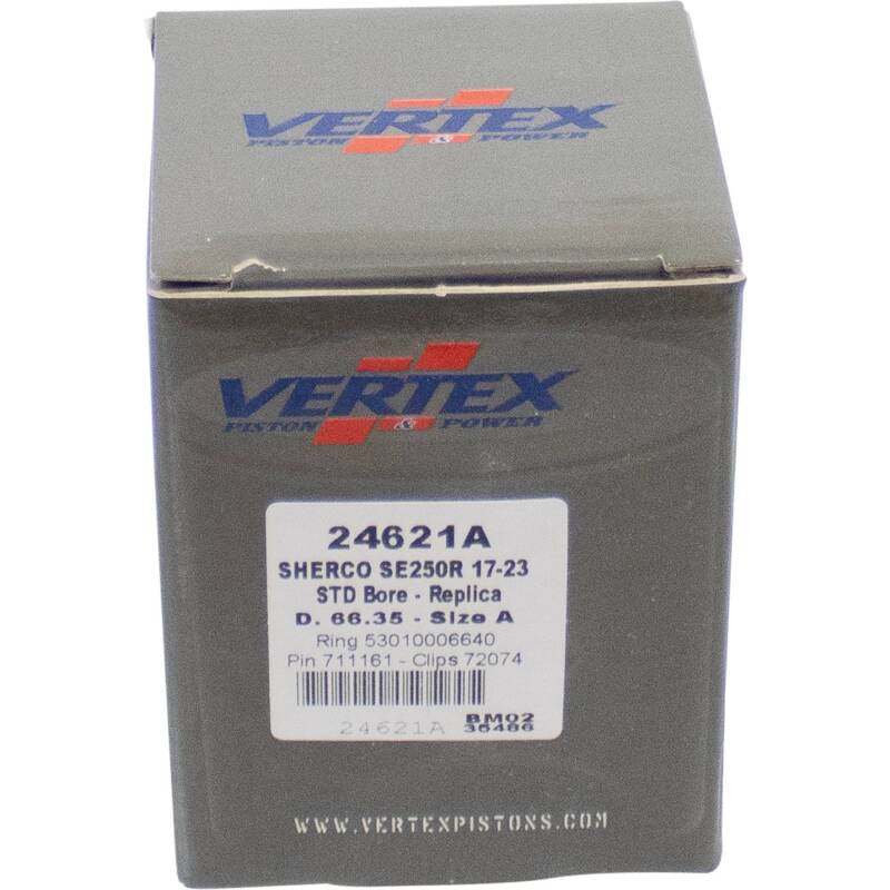 Vertex Piston 17-24 Sherco SE-R 250 250cc Cast Replica Piston Kit Piston Sets - Powersports Vertex Pistons