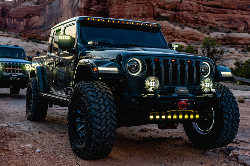 Oracle Jeep Wrangler JL/Gladiator JT Integrated Windshield LED Light Bar System Light Mounts ORACLE Lighting