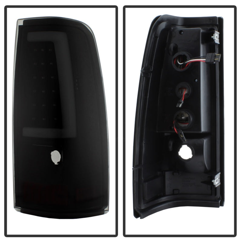 xTune Chevy Silverado 1500/2500/3500 99-02 Version 3 Tail Lights Black Smoke ALT-ON-CS99V3-LBLED-BSM Tail Lights SPYDER