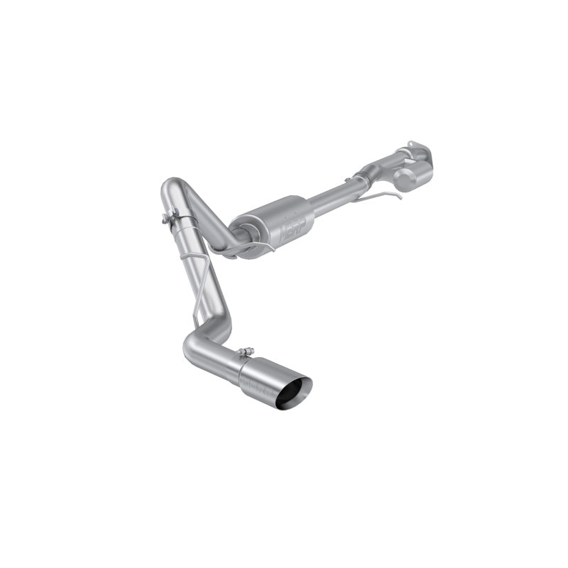 MBRP 19-24 GM 1500 Silverado/Sierra 2.7L T304 SS 3in Cat-Back w/ Single Side 4in Dual Wall Tip Axle Back MBRP