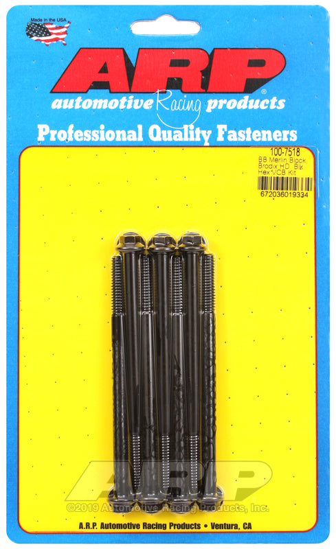 ARP Merlin block, Brodix head BB hex valve cover bolt kit Hardware Kits - Other ARP