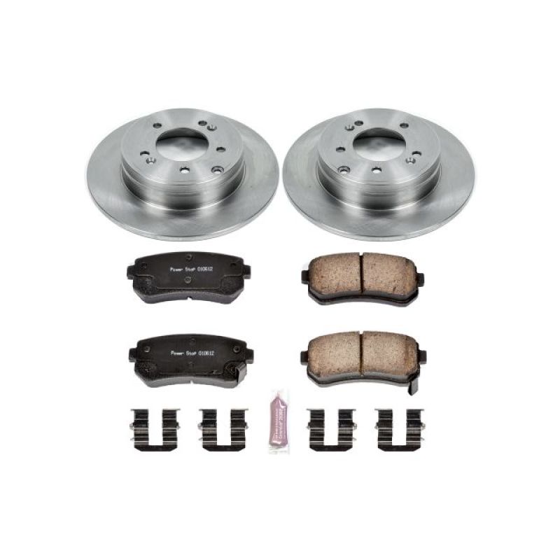 Power Stop 2015 Hyundai Sonata Rear Autospecialty Brake Kit Brake Kits - OE PowerStop