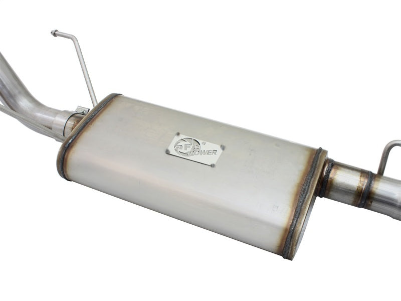 aFe MACH Force XP 2.5in Cat-Back Stainless Steel Exhaust w/Polished Tip Toyota Tacoma 13-14 2.7L Catback aFe