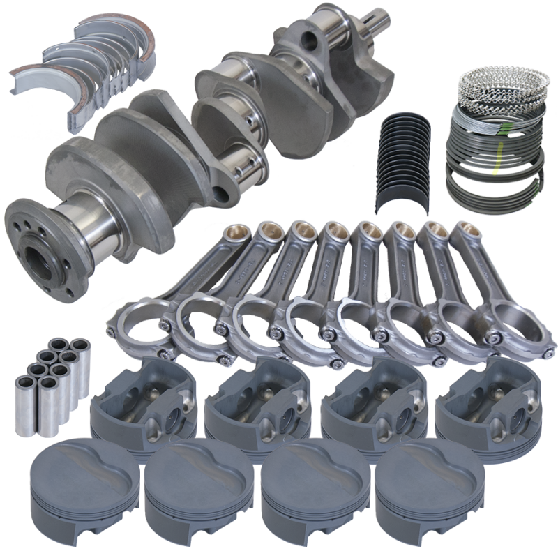 Eagle Pontiac 455 4.500in Crank 6.800in I-Beam Rods -6cc Flat Top 4.155in Pistons Rotating Assembly Rotating Assemblies Eagle