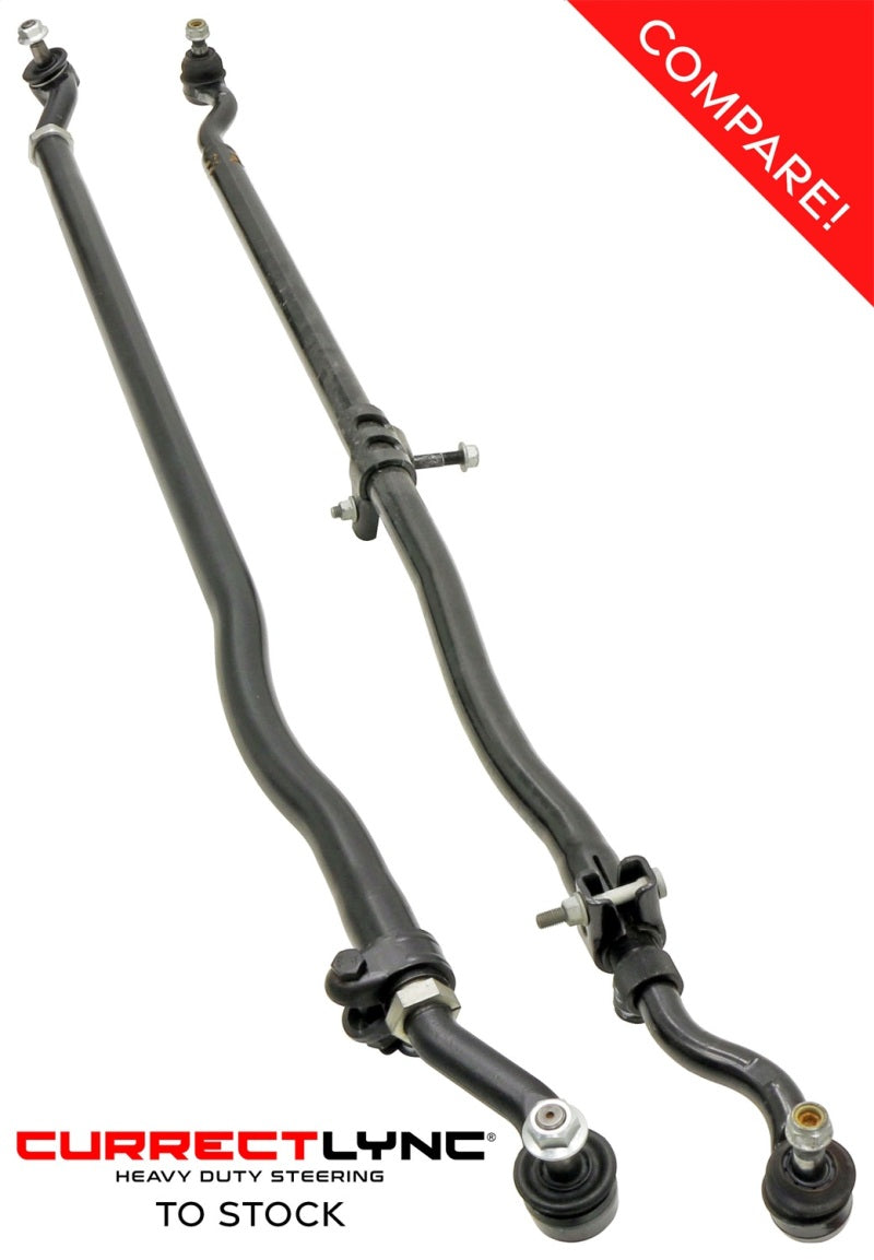RockJock JK Currectlync Tie Rod 1.65in Dia. Tube Steering Knuckles & Spindles RockJock