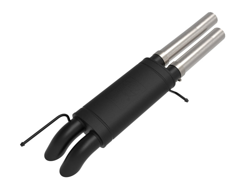 aFe 2021+ Jeep Wrangler JL (392 V8-6.4L) Rock Basher 3in. 304 Stainless Steel Cat-Back Exhaust Catback aFe