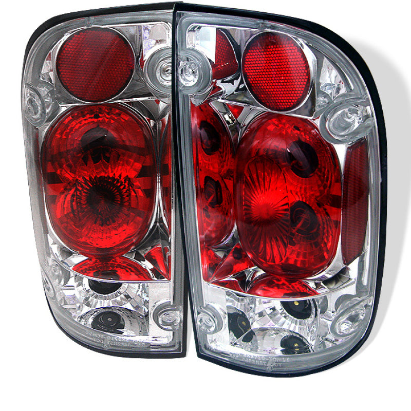 Spyder Toyota Tacoma 95-00 Euro Style Tail Lights Chrome ALT-YD-TT95-C Tail Lights SPYDER