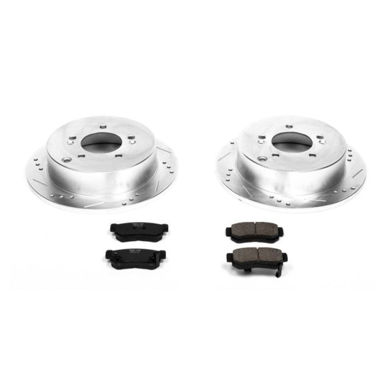 Power Stop 01-06 Hyundai Santa Fe Rear Z23 Evolution Sport Brake Kit Brake Kits - Performance D&S PowerStop