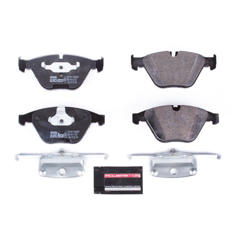 Power Stop 11-16 BMW Z4 Euro-Stop ECE-R90 Front Brake Pads Brake Pads - OE PowerStop