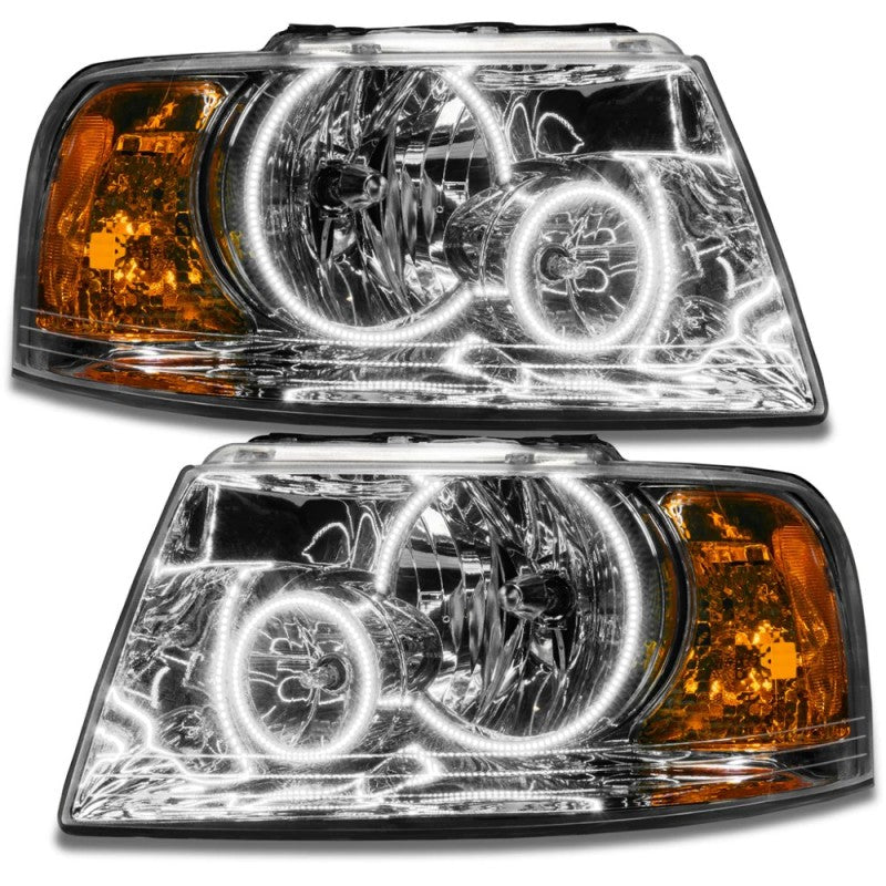 Oracle 03-06 Ford Expedition SMD HL - Chrome - ColorSHIFT w/ BC1 Controller Headlights ORACLE Lighting