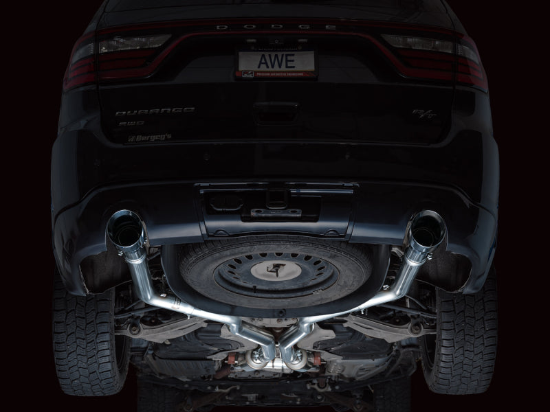 AWE Tuning 11-24 Dodge Durango 5.7L Track Edition Exhaust w/ Chrome Silver Tips Catback AWE Tuning